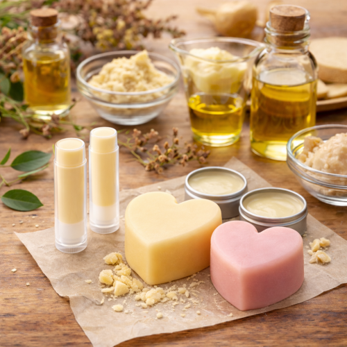 Taller de labiales y barritas de masaje