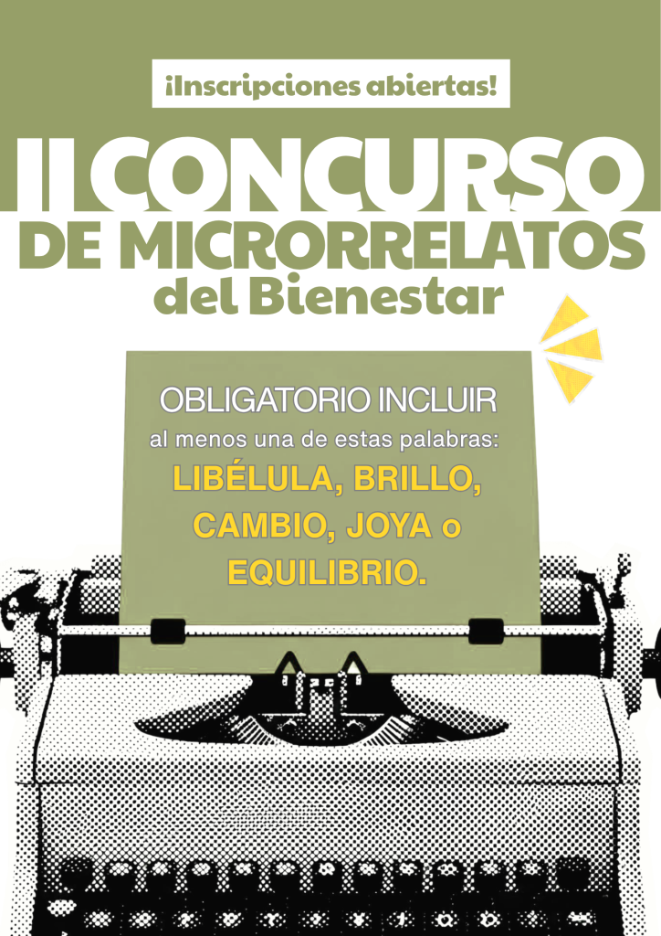 Concurso microrrelatos bienestar, palabras: libélula, brillo, cambio.