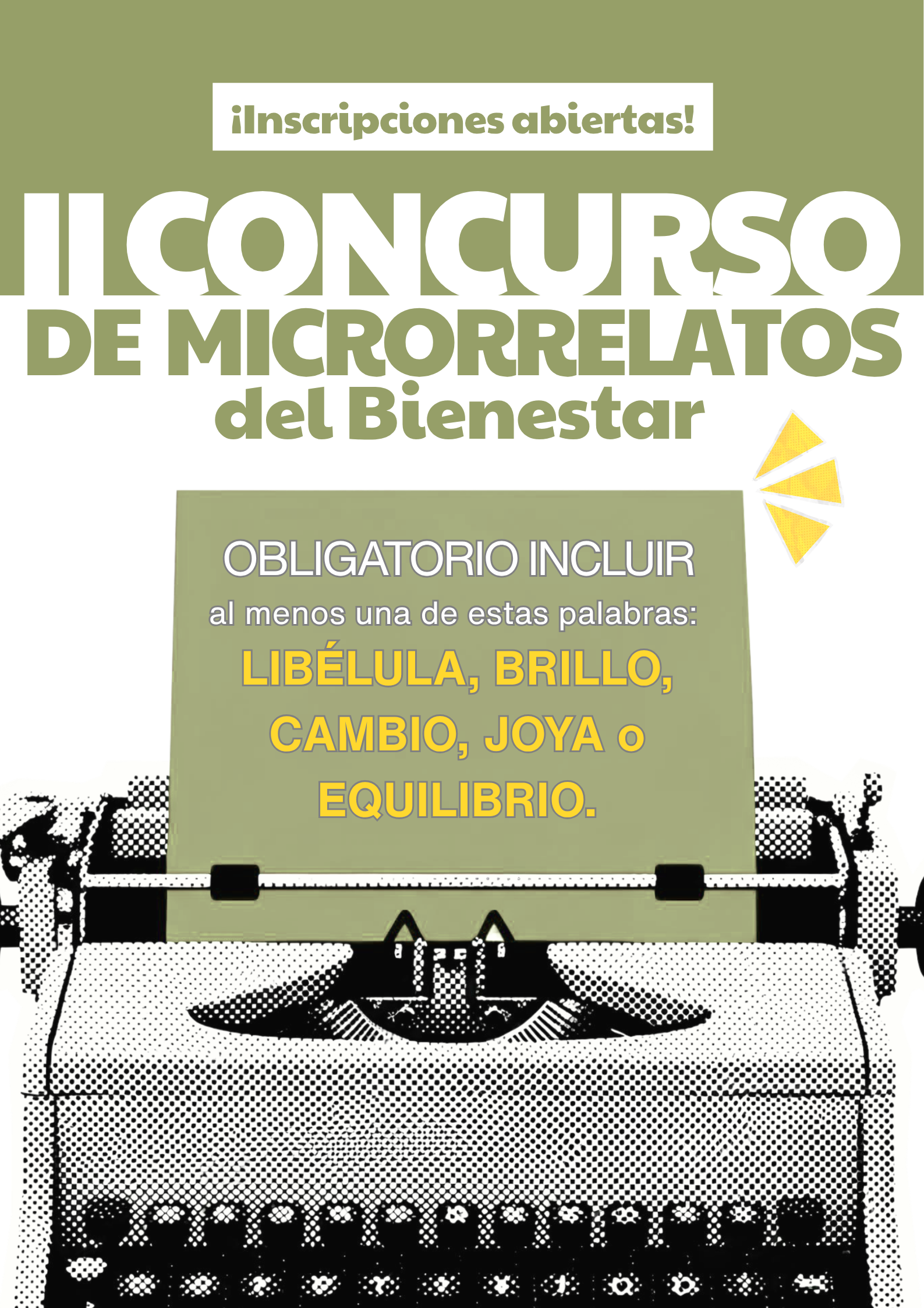 Concurso microrrelatos bienestar, palabras: libélula, brillo, cambio.